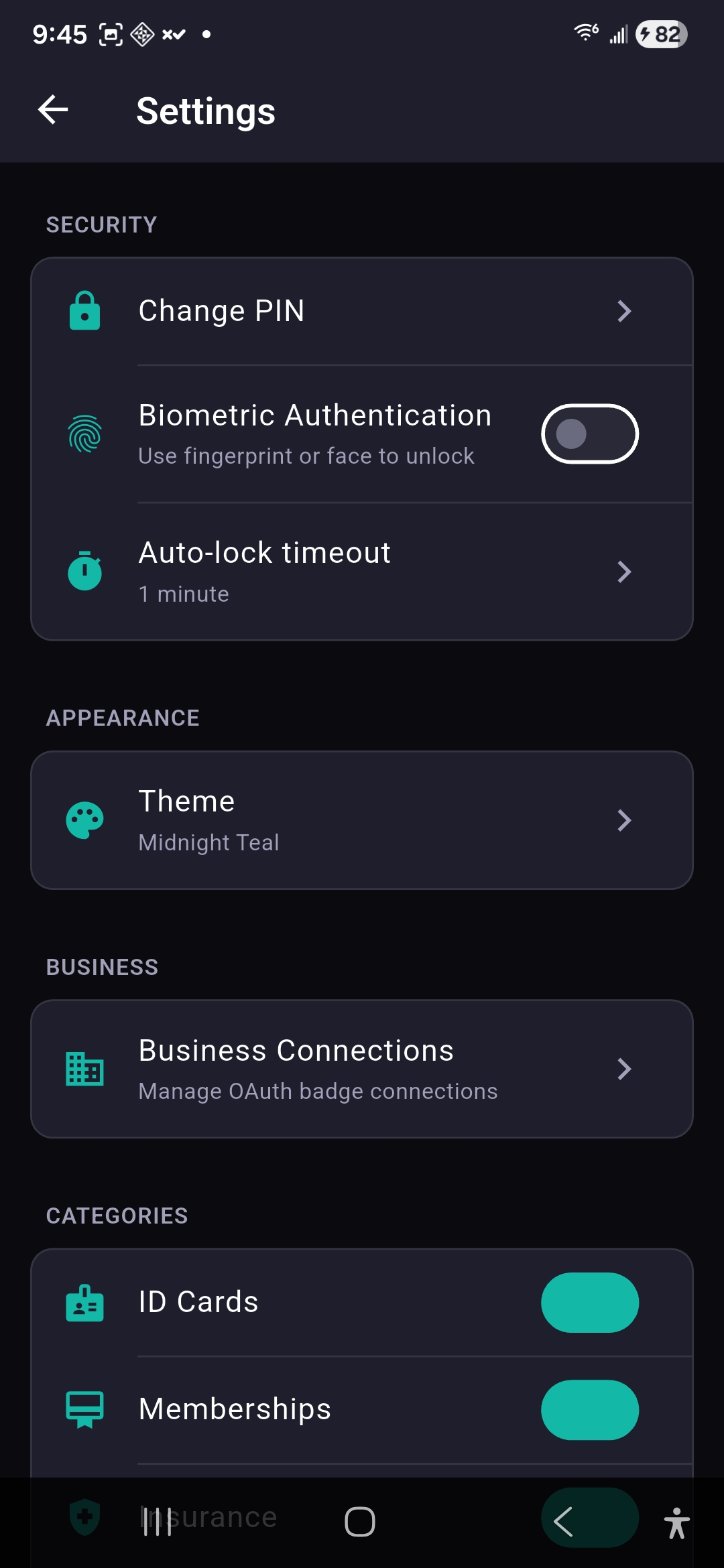 Stakk security settings